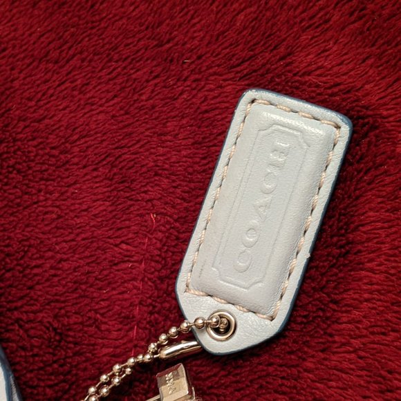 Coach Blue Soho Satchel Bag - Picture 7 of 13